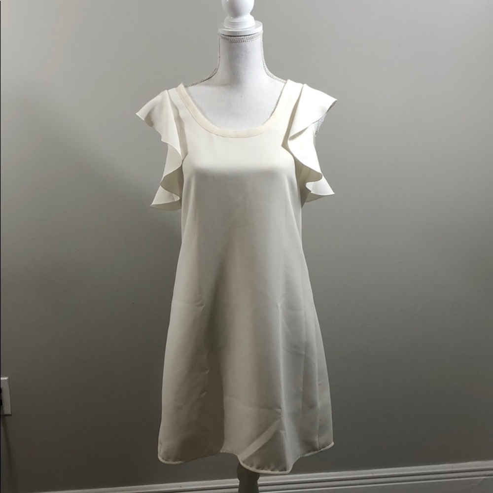 ELIZABETH and JAMES white dress
